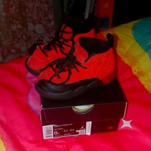 Jordan 12 red and black